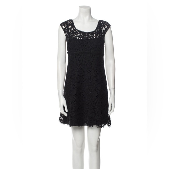 Dolce & Gabbana Black Sheath Mini Dress